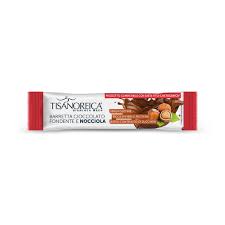 Tisanoreica Barretta Cioccolato Fondente e Nocciola 35g