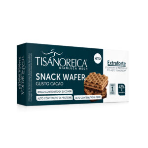 Tisanoreica Keto Wafer al cacao con base di cioccolato Extraforte