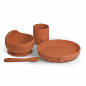Set Pappa composto da 4 pezzi color Toffee