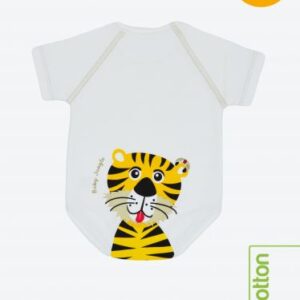 J Bimbi Body Tigre 0-36m Bio Cotone 4stagioni
